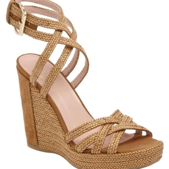 Stuart Weitzman Shoes - Stuart Weitzman "Reins" Laniard Wedge Sandal